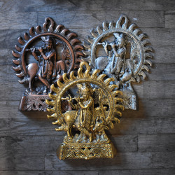 SB - Figura Metal Krishna