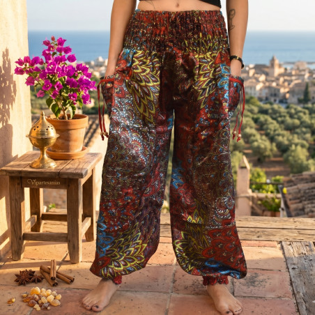 Vipartesanias | Pantalón Mandala Seda India Soulbeauty | Envío 24h
