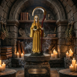 IGNIS - Figura Santa Muerte Dorada - Vipartesanias