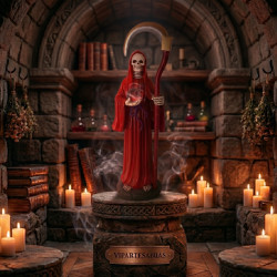 IGNIS - Figura Santa Muerte Roja - Vipartesanias
