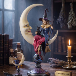 IGNIS - Figura Bruja en Luna Color - Vipartesanias