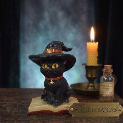 IGNIS - Figura Gato Sentado Libro - Vipartesanias
