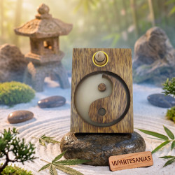 SOULBEAUTY - Porta Incienso Reflujo Ying Yang - Vipartesanias
