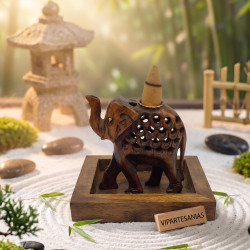 SOULBEAUTY - Porta Incienso Reflujo Elefante - Vipartesanias