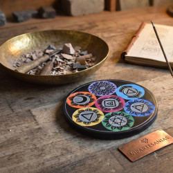 SoulBeauty - Porta Incienso Plato Agra Chakras
