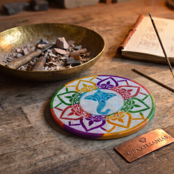 SOULBEAUTY - Porta Incienso Plato Agra Elefante