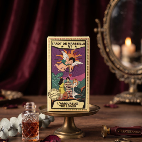 "Jabón artesanal Tarot Los Amantes MDR pack 2x40g"