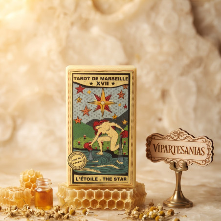 "Jabón artesanal Tarot La Estrella MDR pack 2x40g"