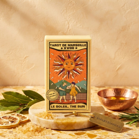 "Jabón artesanal Tarot El Sol MDR pack 2x40g"