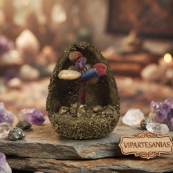 SoulBeauty - Geoda Pirita 7 Chakras - Vipartesanias