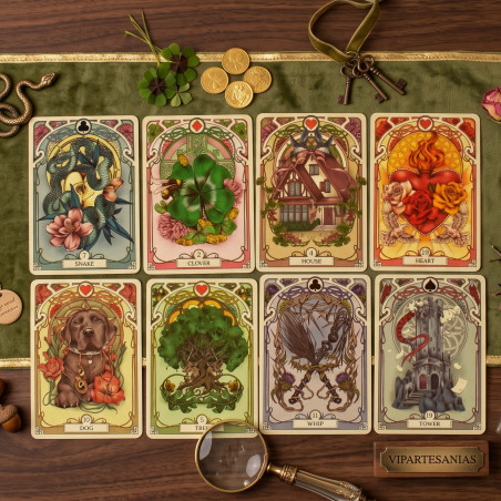LO SCARABEO - Oráculo Lenormand Romántico - Vipartesanias