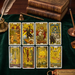 LO SCARABEO - Tarot Arte Nuevo Dorado - Viparteanias