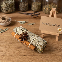 Venta al por mayor de salvia blanca y canela Vipartesanias, distribuidores de inciensos, artesanias y productos esotericos.