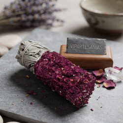 Venta al por mayor de salvia blanca con rosa Vipartesanias, distribuidores de inciensos, artesanias y productos esotericos.