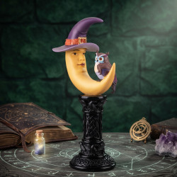 Venta al por mayor de luna con buho IGNIS Vipartesanias, distribuidores de decoracion, artesanias y productos esotericos.