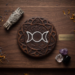 Venta al por mayor de porta incienso plato esotérico Wicca SOULBEAUTY Vipartesanias
