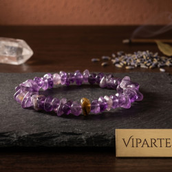 Venta al por mayor de pulsera chips amatista SOULMINERAL Vipartesanias
