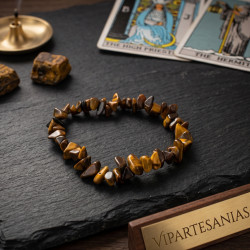 Venta al por mayor de pulsera chips ojo de tigre SOULMINERAL Vipartesanias