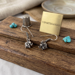 Venta al por mayor de pendientes metal elefante SB Vipartesanias