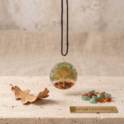 Venta al por mayor de collar árbol aventurina y ojo de tigre SOULMINERAL