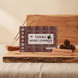 "Incienso Natures Cedro Goloka pack 12"