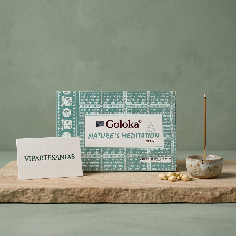 "Incienso Natures Meditación Goloka pack 12"