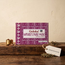 "Incienso Natures Musk Goloka pack 12"