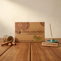 "Incienso Organic Canela Sándalo Goloka pack 12"