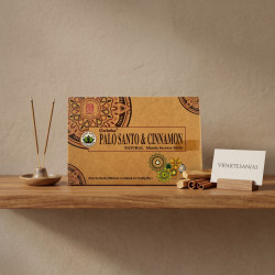 "Incienso Organic Palo Santo Canela pack 12"