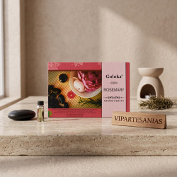 "Incienso Aromaterapia Romero Goloka pack 12"