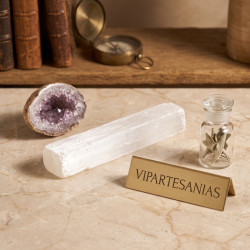 "Barra de selenita natural Soulmineral 10x2cm"