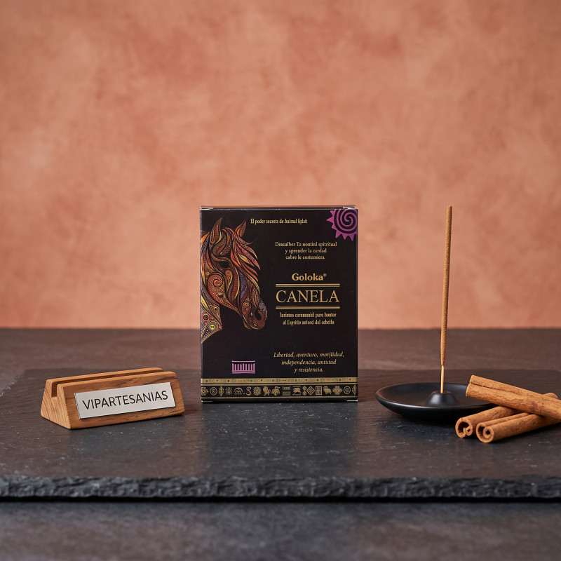 "Incienso Animal Spirit Canela Goloka 12 cajitas 15g"