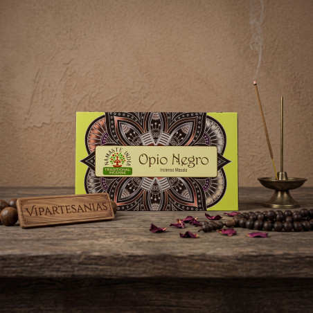 "Incienso Tradicional Opio Negro Namaste 12 cajitas"