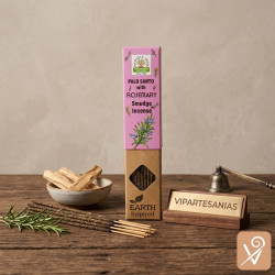 "Incienso Earth Palo Santo Romero Namaste"