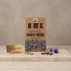 "Incienso Natural Organico Musk Blanco Namaste"