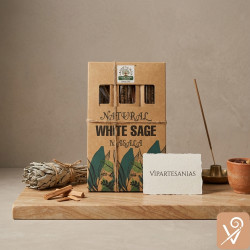 "Incienso Natural Organico Salvia Blanca Namaste"