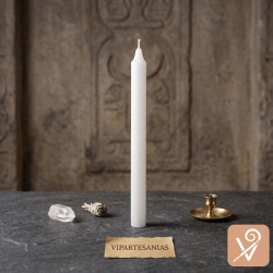 "Vela Esoterica Ritualizada Pureza Blanca VA"