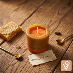 "Vela de Miel de Azahar Artesanal VA"