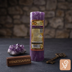 "Velon Esoterico Intuicion y Proteccion Morado VA"