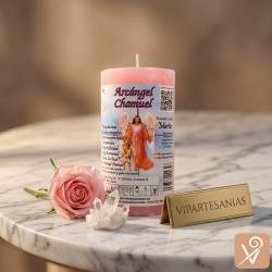 "Velon Arcangel Chamuel Blanco y Rosa VA"