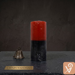 Velón esotérico negro y rojo Pomba Gira Vipartesanias