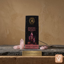 Incienso Crystal Magic Cuarzo Rosa Vipartesanias